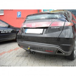 СТАЦИОНАРЕН ТЕГЛИЧ ЗА HONDA CIVIC 5 ВРАТИ С БОЛТОВА СИСТЕМА ЗА ОСВОБОЖДАВАНЕ НА КУКАТА. СТАЦИОНАРЕН ТЕГЛИЧ ЗА HONDA CIVIC 5 ВРАТИ С БОЛТОВА СИСТЕМА ЗА ОСВОБОЖДАВАНЕ НА КУКАТА.