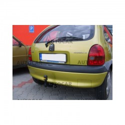 СТАЦИОНАРЕН ТЕГЛИЧ ЗА OPEL CORSA B 3/5 ВРАТИ С ВИНТОВА СИСТЕМА ЗА ОСВОБОЖДАВАНЕ НА КУКАТА. СТАЦИОНАРЕН ТЕГЛИЧ ЗА OPEL CORSA B 3/5 ВРАТИ С ВИНТОВА СИСТЕМА ЗА ОСВОБОЖДАВАНЕ НА КУКАТА.