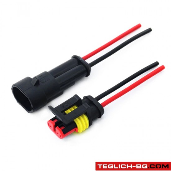 Букса за МПС водоустойчива - 2PIN • Топ цена | teglich-bg.com